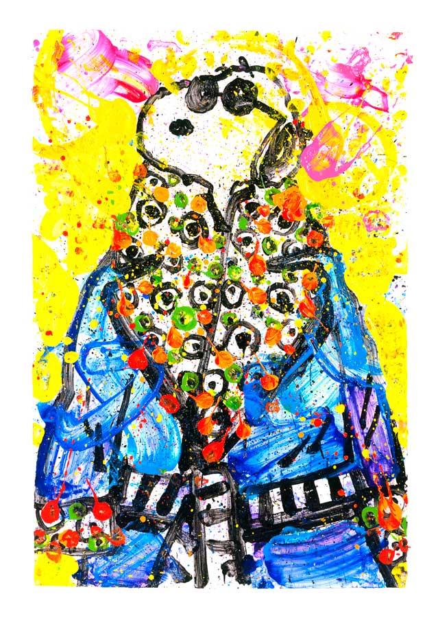 Tom Everhart Wearing Jim Dine - Snoopy (PP)